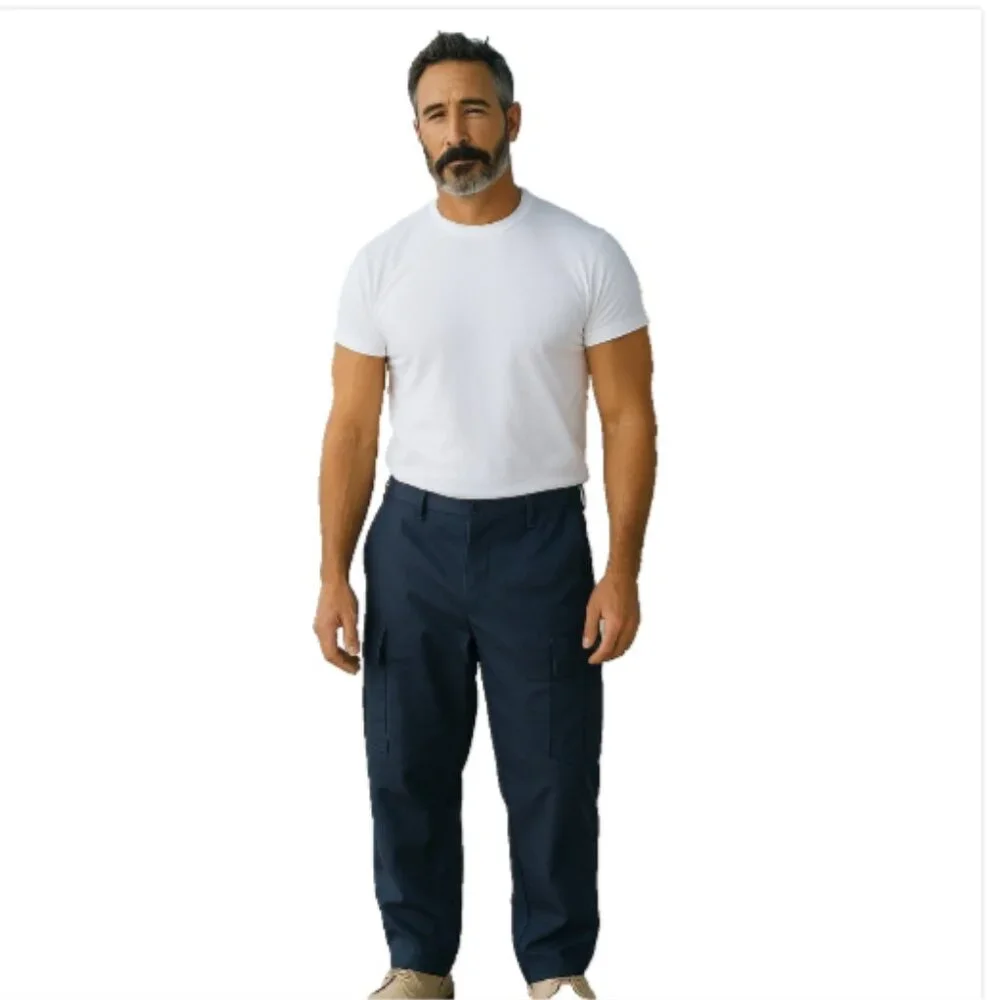 Jordan Craig Mens Cargo Pants Gray 32x30 Dressy Straight Leg Casual Trousers EUC - Picture 15 of 16